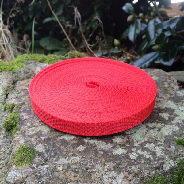 Water Resistant 15mm Webbing Polypropylene Tape Roll