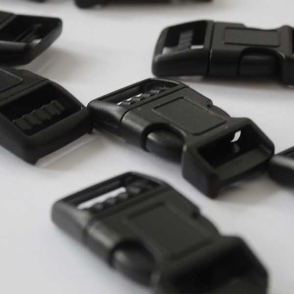 Durable 20mm Delrin Curved Side Release Buckles