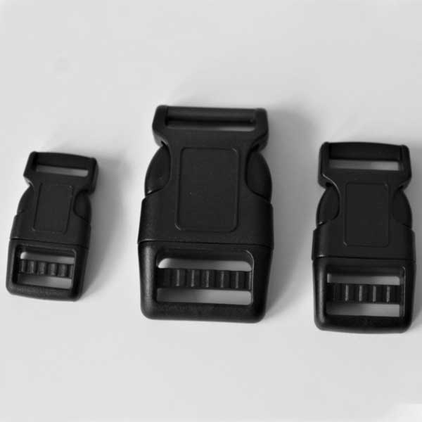 Durable 20mm Delrin Curved Side Release Buckles