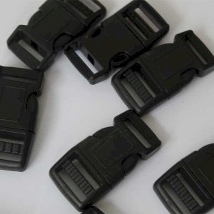 Durable 20mm Delrin Curved Side Release Buckles