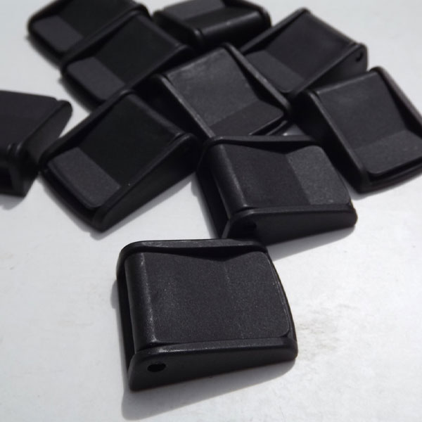 25mm Durable & Versatile Black Plastic Cam Lever Flap Buckle