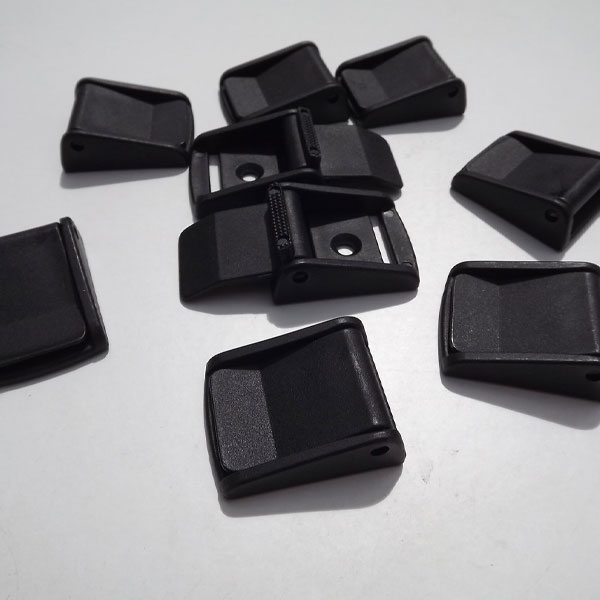 25mm Durable & Versatile Black Plastic Cam Lever Flap Buckle