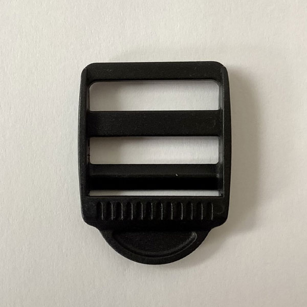 Secure & Reliable 25mm Black Plastic Ladderlock Buckles