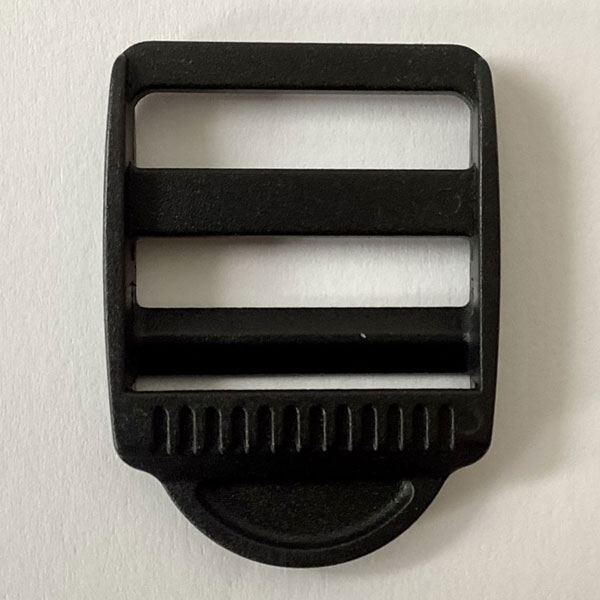 Secure & Reliable 25mm Black Plastic Ladderlock Buckles