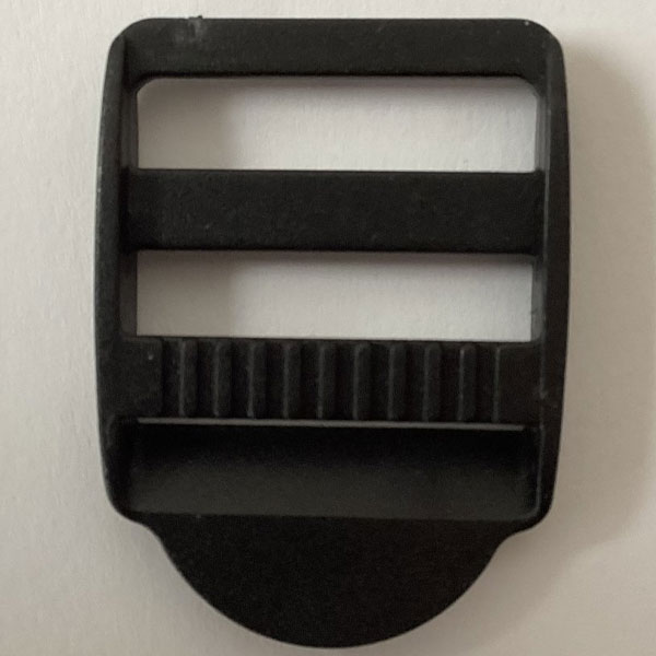 Secure & Reliable 25mm Black Plastic Ladderlock Buckles