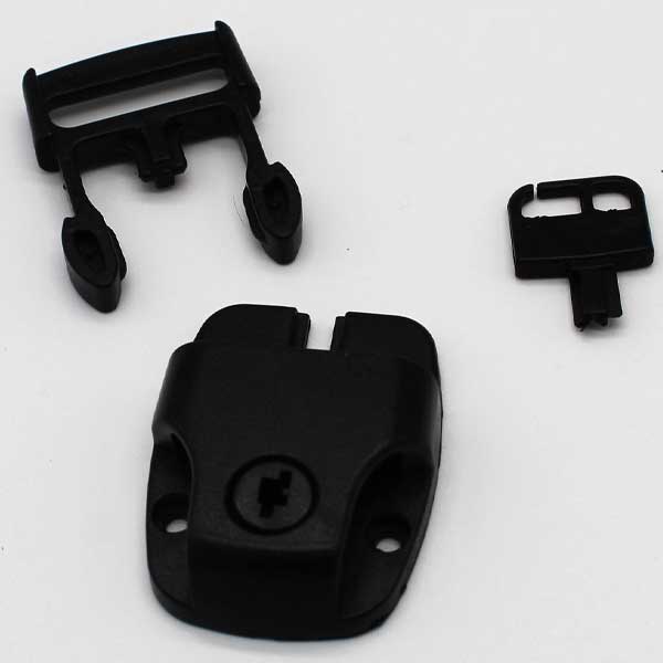  Secure Lockable Buckle 25mm Side Release with Mount Key Surface 