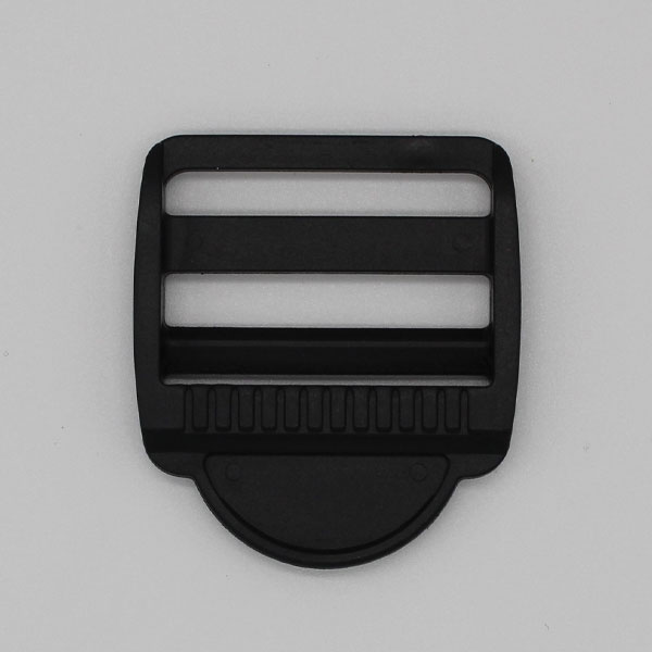 Compact & Lightweight 38mm Plastic Ladderlock Black Buckles