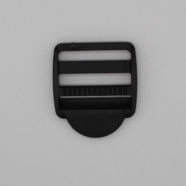 Compact & Lightweight 38mm Plastic Ladderlock Black Buckles