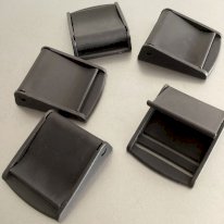 Weather Resistance 50mm Black Plastic Cam Lever Flap Buckle