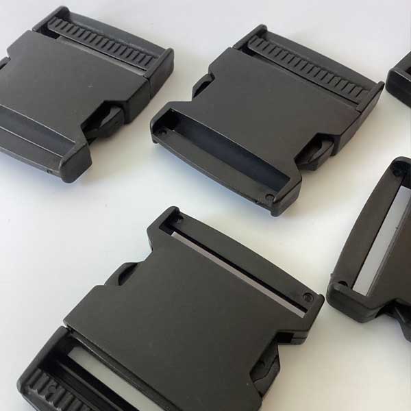 50mm Black Plastic Side Release UV Exposure Buckles