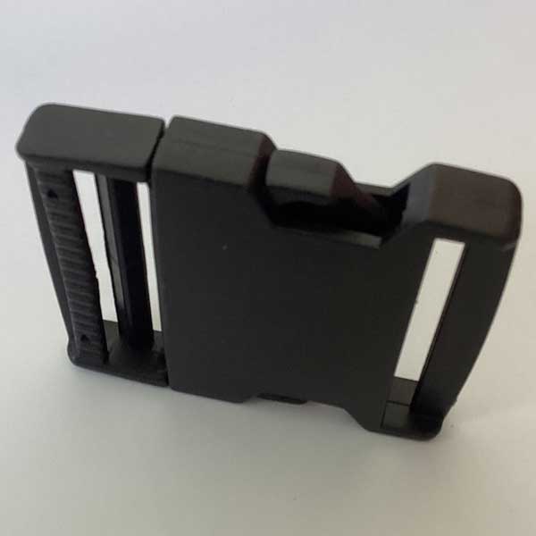 50mm Black Plastic Side Release UV Exposure Buckles