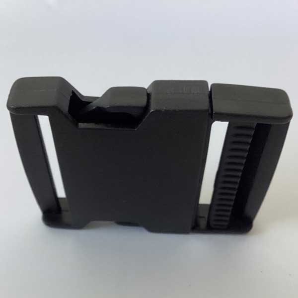 50mm Black Plastic Side Release UV Exposure Buckles