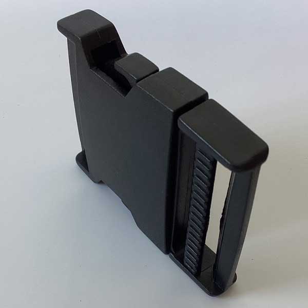 50mm Black Plastic Side Release UV Exposure Buckles
