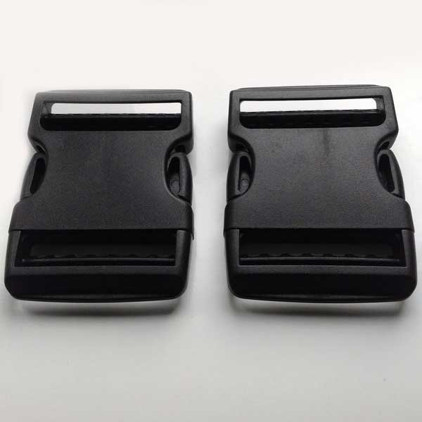 50mm Dual Adjustability & Reliability Black Side Release Buckles