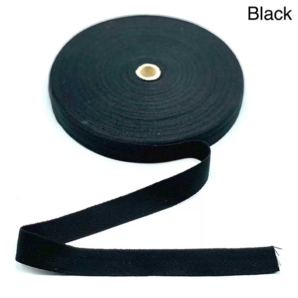 Herringbone Acrylic Twill Cotton Webbing Tape Sew Strap - 1m Long 