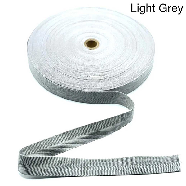 Herringbone Acrylic Twill Cotton Webbing Tape Sew Strap - 1m Long 