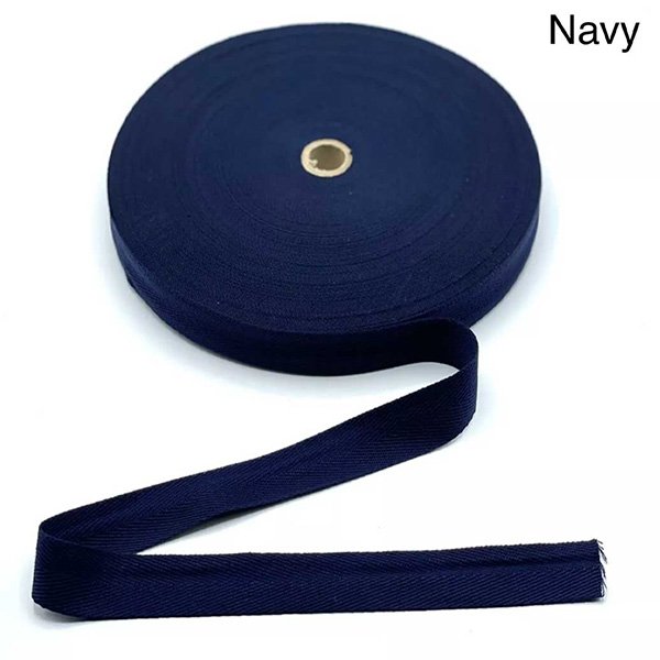 Herringbone Acrylic Twill Cotton Webbing Tape Sew Strap - 1m Long 