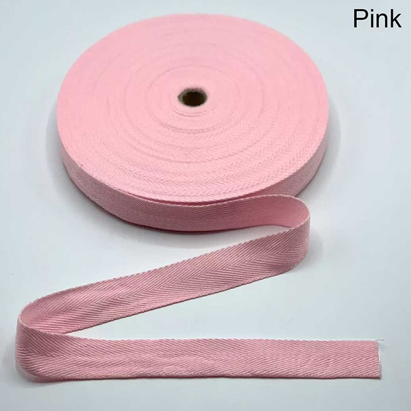 Herringbone Acrylic Twill Cotton Webbing Tape Sew Strap - 1m Long 