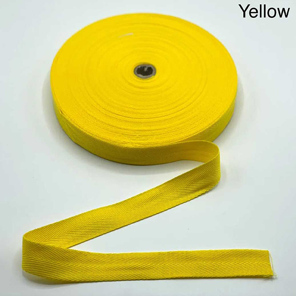 Herringbone Acrylic Twill Cotton Webbing Tape Sew Strap - 1m Long 