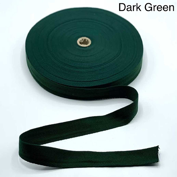 Herringbone Acrylic Twill Cotton Webbing Tape Sew Strap - 1m Long 